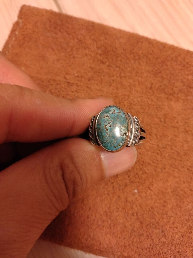 ナバホ族　フリッツォントレド　オールドローンマウンテン　リング