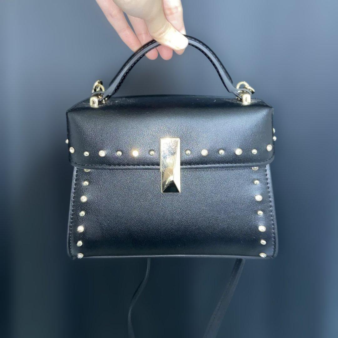 CELFORD セルフォード ビジュースタッズポシェット ブラック 黒