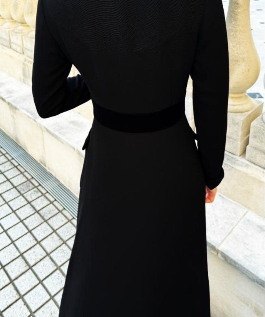 JENNE ブラックロングワンピース