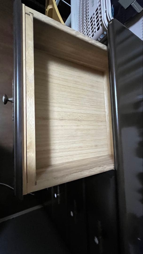 ダークブラウン 5段チェスト