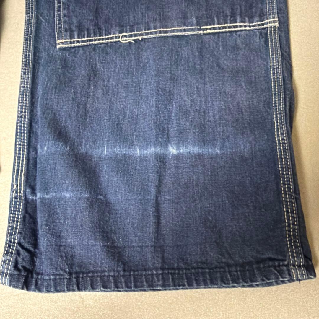 60s カーハート デニム オーバーオール エプロン付 ビンテージ ダブルニー