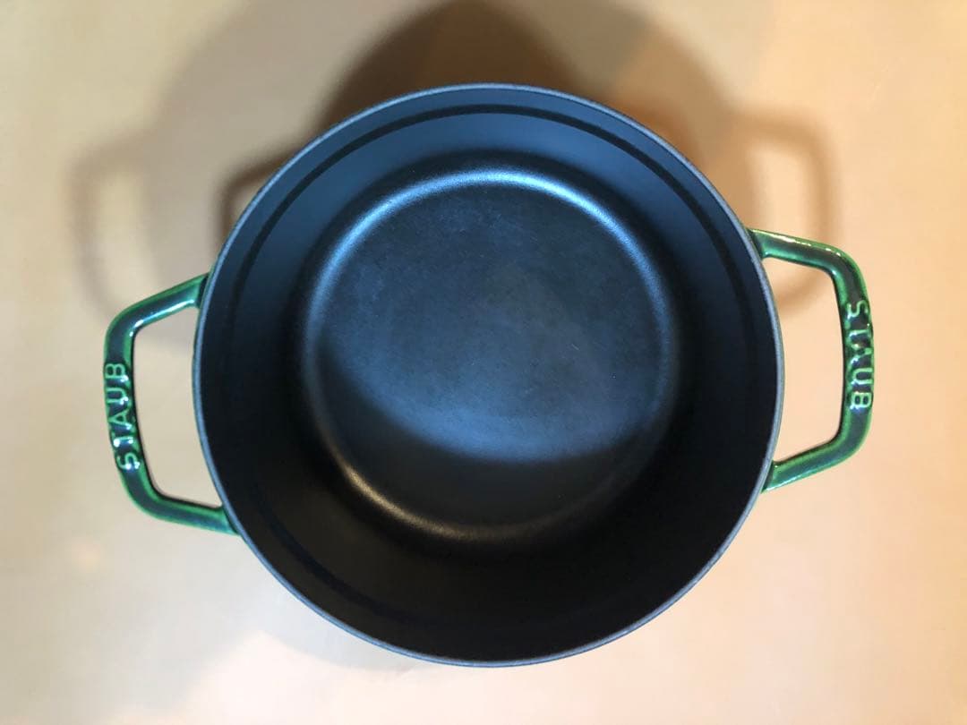 STAUB LA COCOTTE バジルグリーン ストウブ　22cm