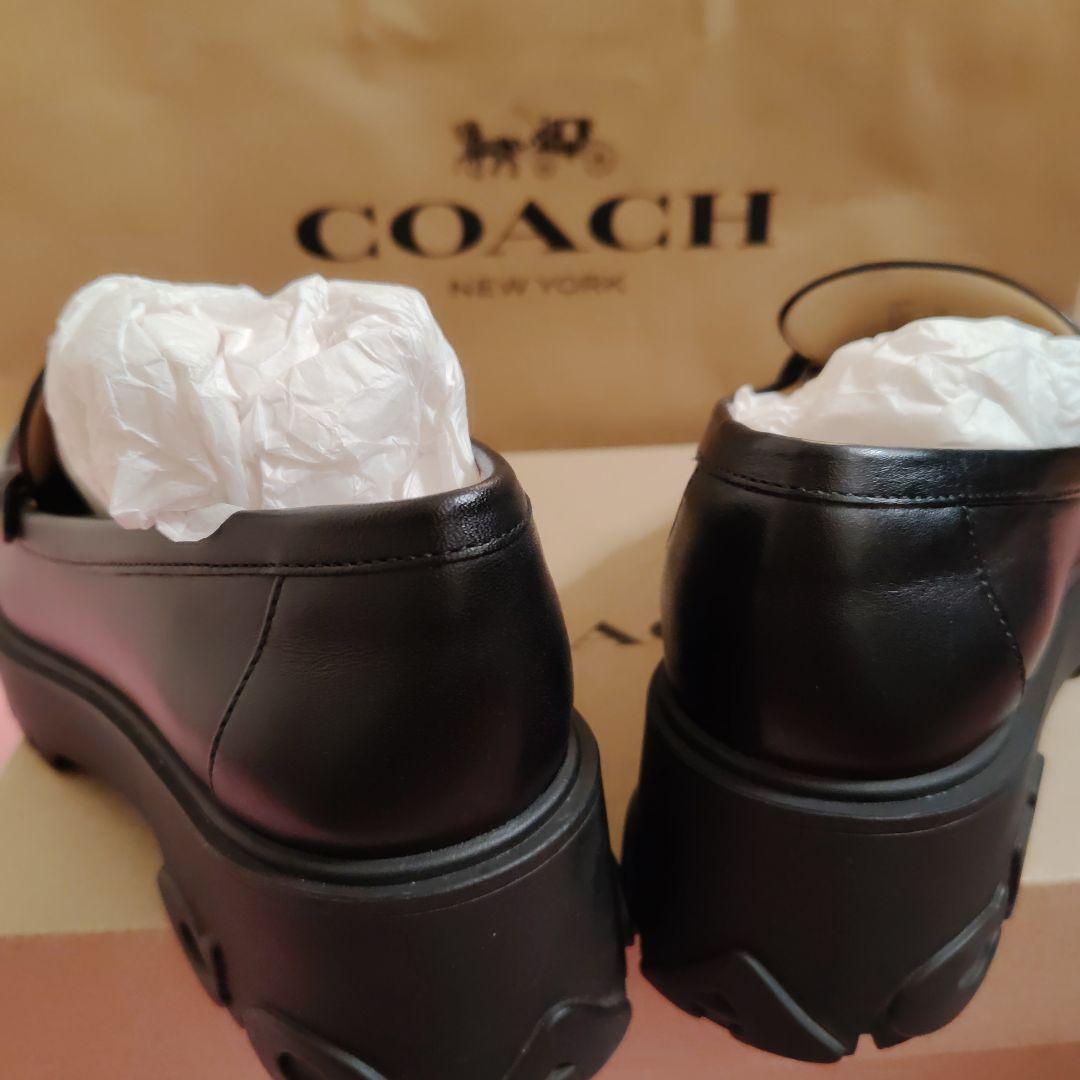 COACH ブラック ローファー