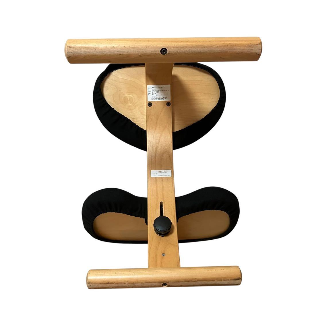 【良品】Rybo リボ社 バランスイージー ブラック 姿勢矯正チェア