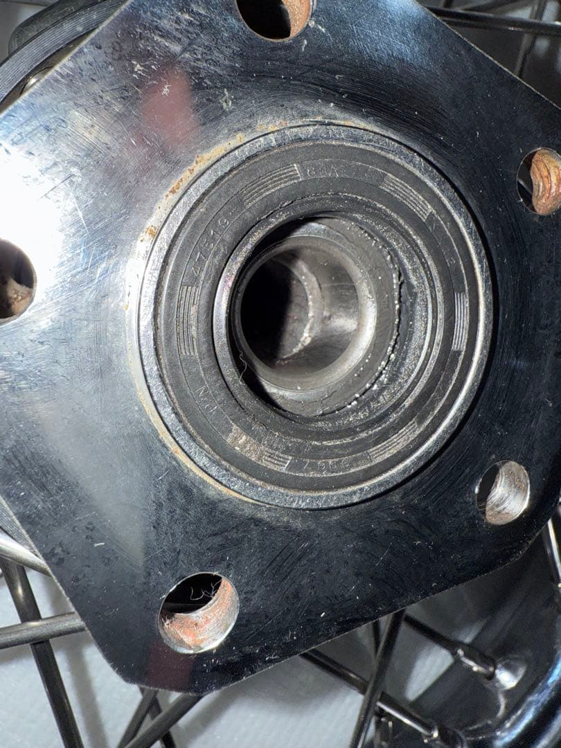 ステンレススポークホイール16インチ後輪のみ