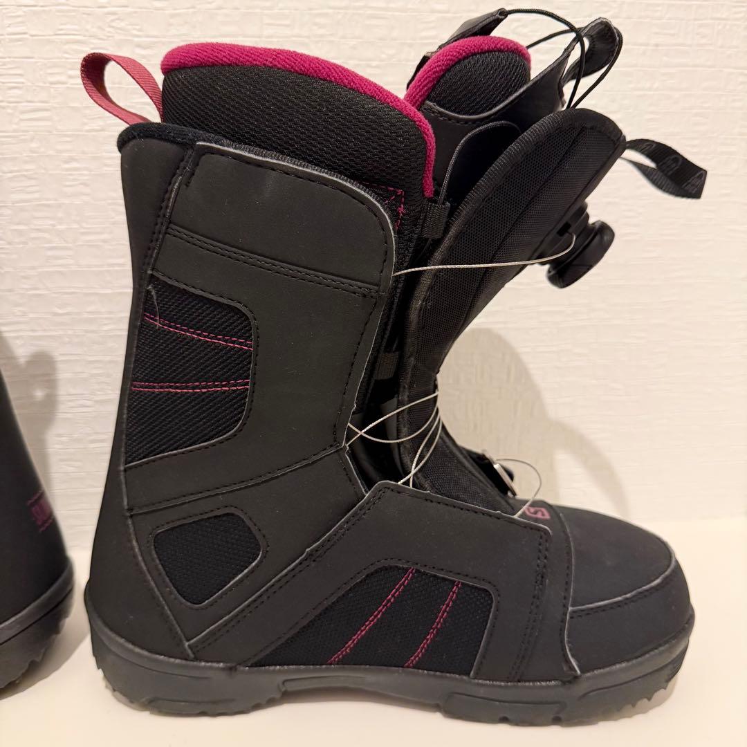 【美品】SALOMON スノボ　SCARLET BOA 25cm サロモン