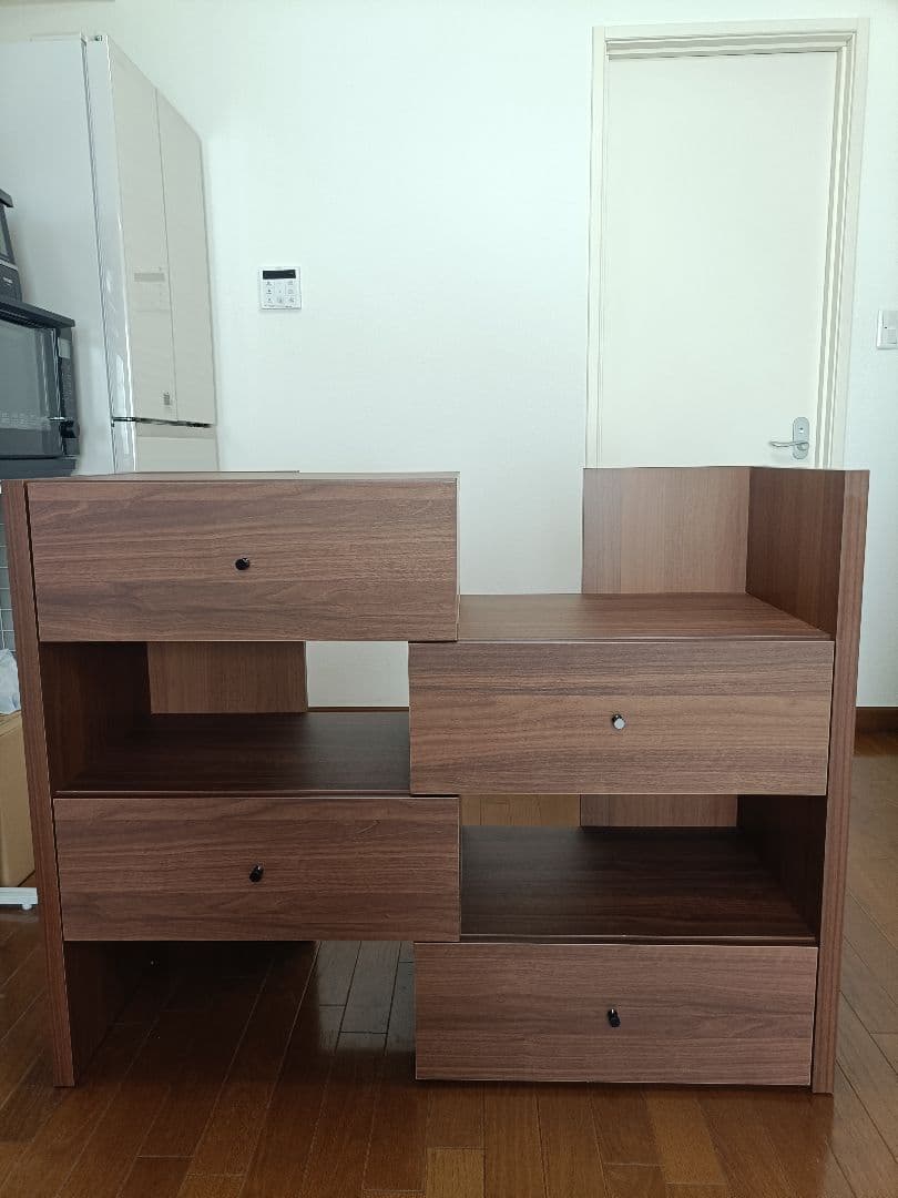 横幅可変式4段チェスト