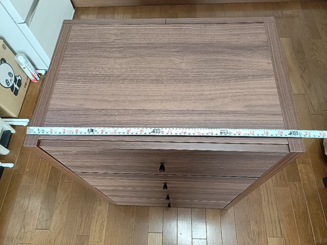 横幅可変式4段チェスト