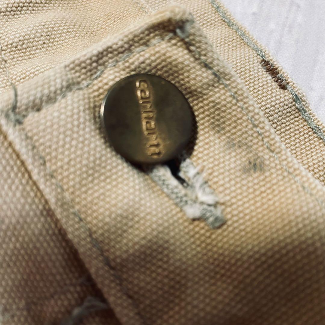 USA製希少00s星タグCarharttカーハートダブルニーフェードヴィンテージ