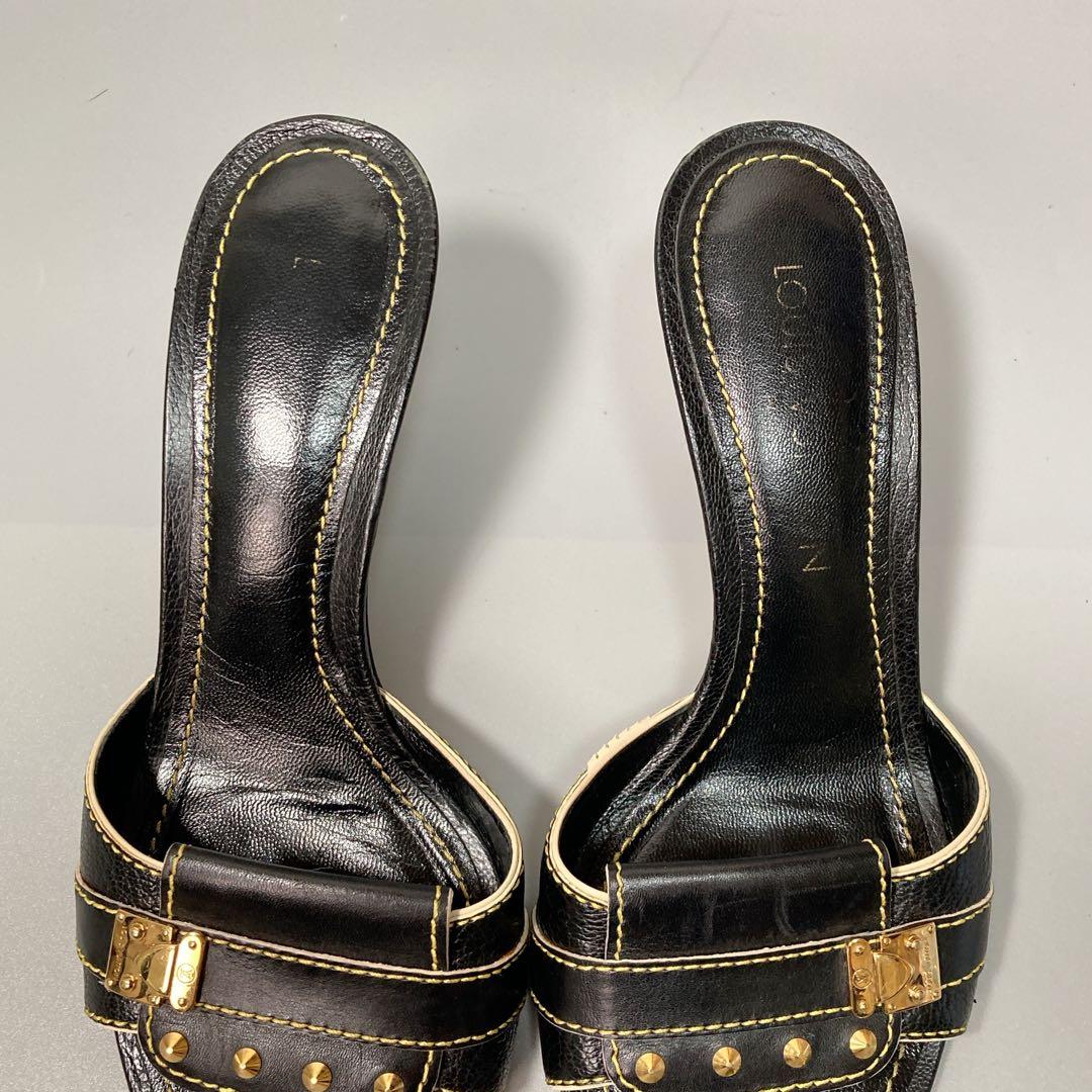 ルイヴィトン ミュール スタッズ ゴールド金具 37