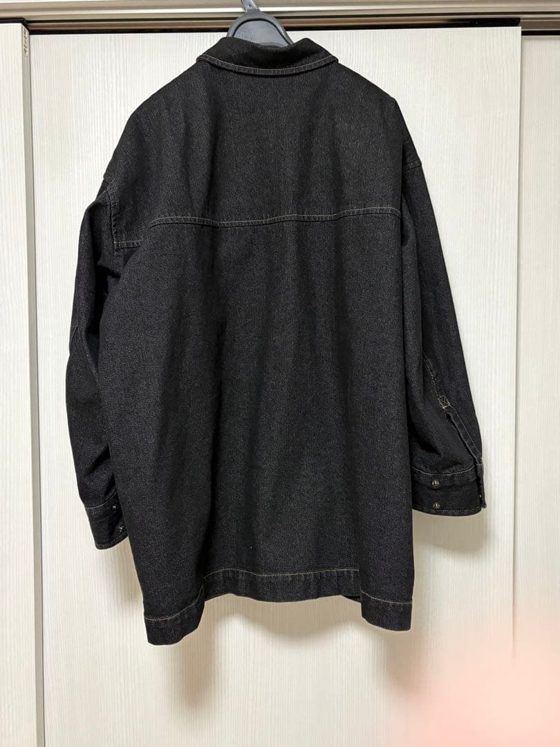 pinue オーバーサイズデニムジャケット　ブラック