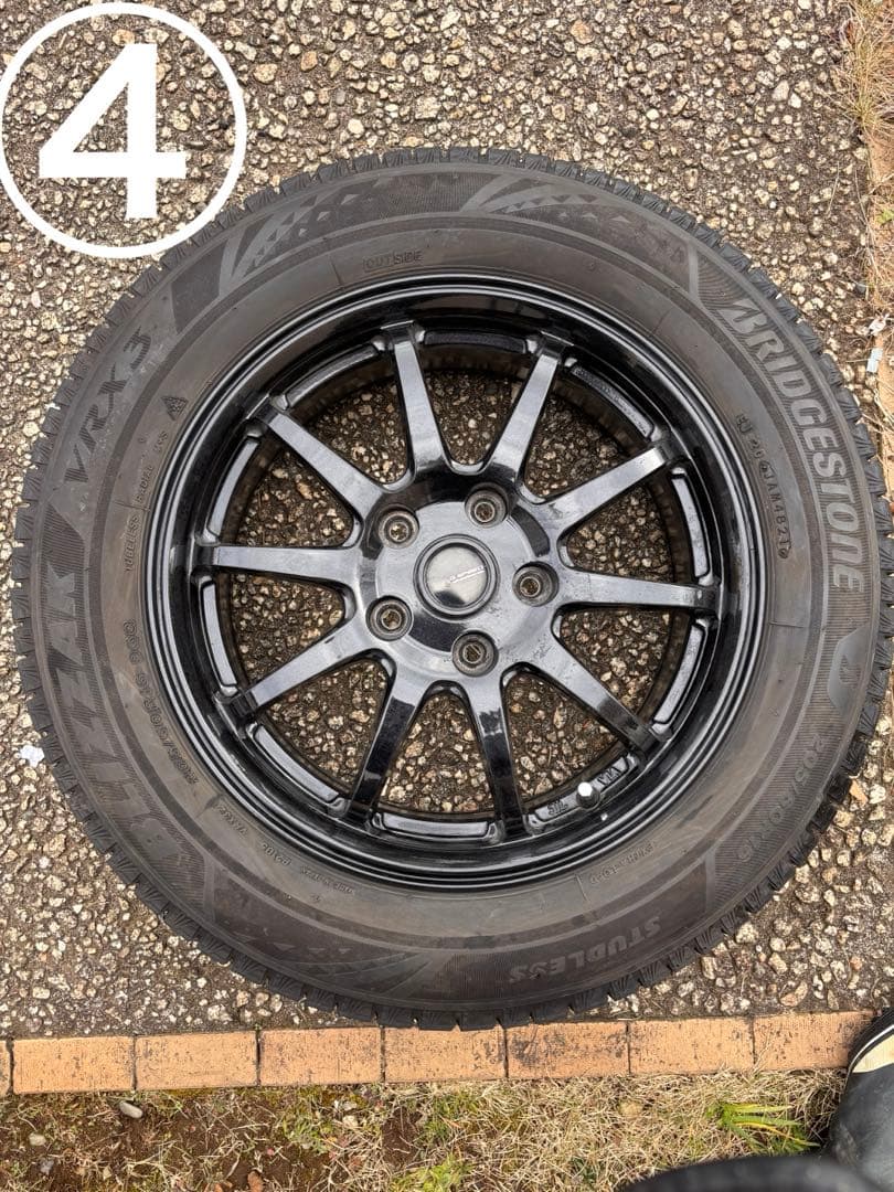 ブリヂストン VRX3 205/60r16 スタッドレス タイヤ ホイール