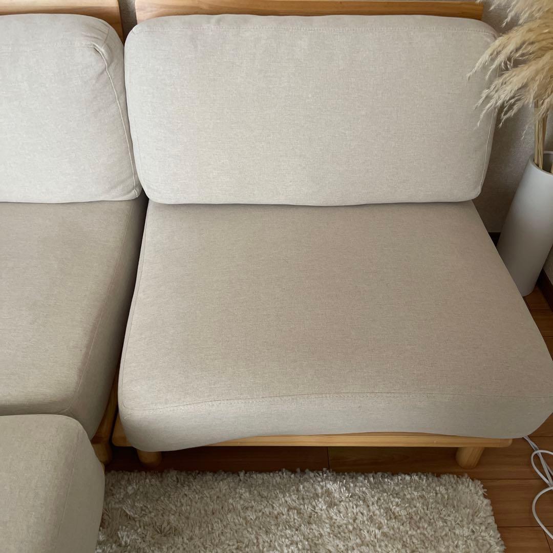 Ricordo ファブリックローソファ 3点セット 2/3