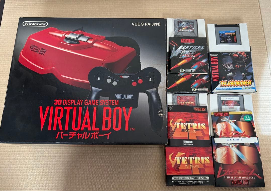 バーチャルボーイ 本体 ソフト 4本セット