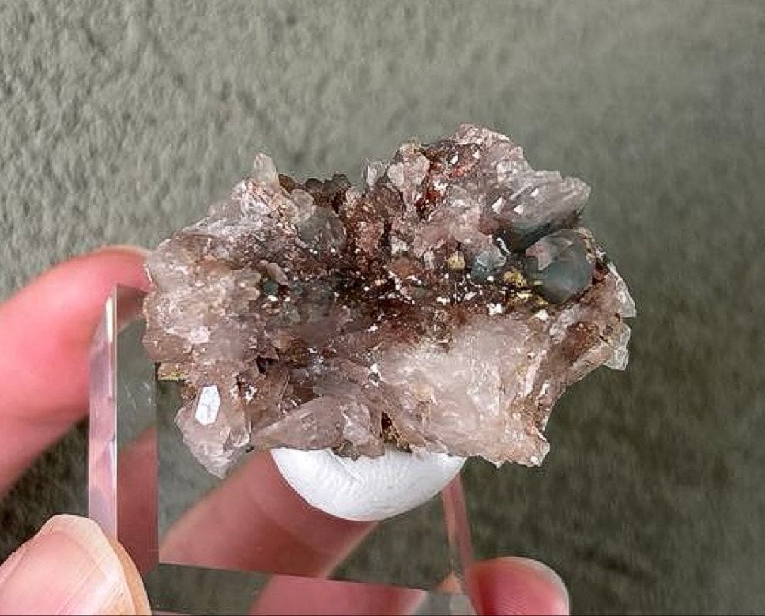 最終価格 希少 Ajoite in Quartz アホイトインクォーツ