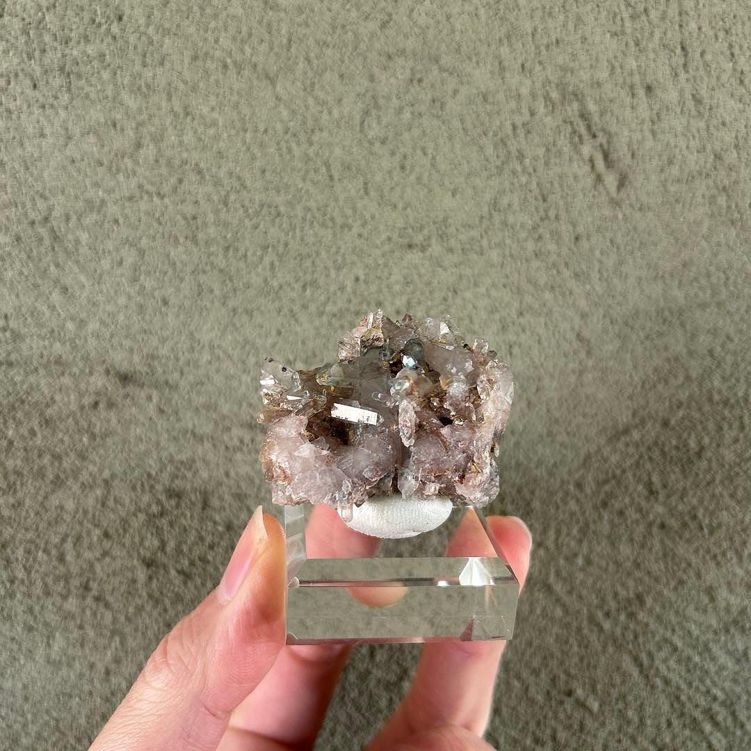 最終価格 希少 Ajoite in Quartz アホイトインクォーツ