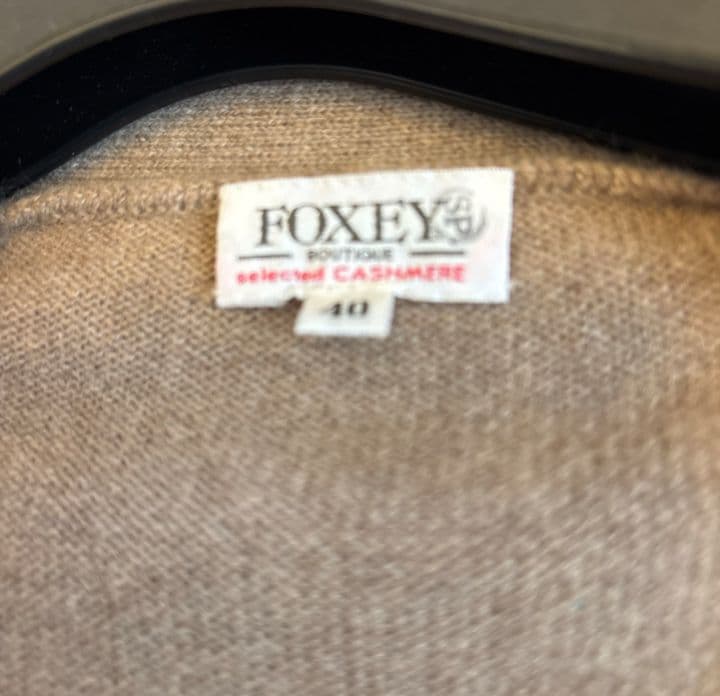 フォクシー　カシミヤ100%　カーディガンワンピースセット