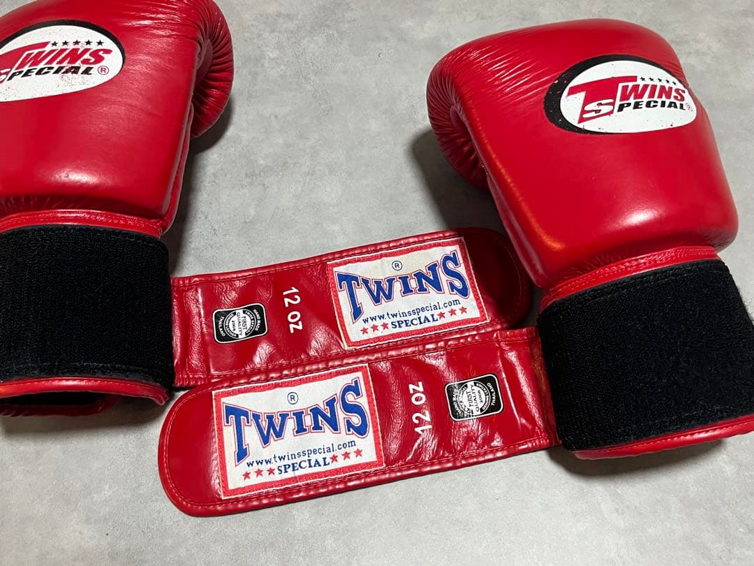 Twins ツインズ ボクシンググローブ 赤 レッド 12oz