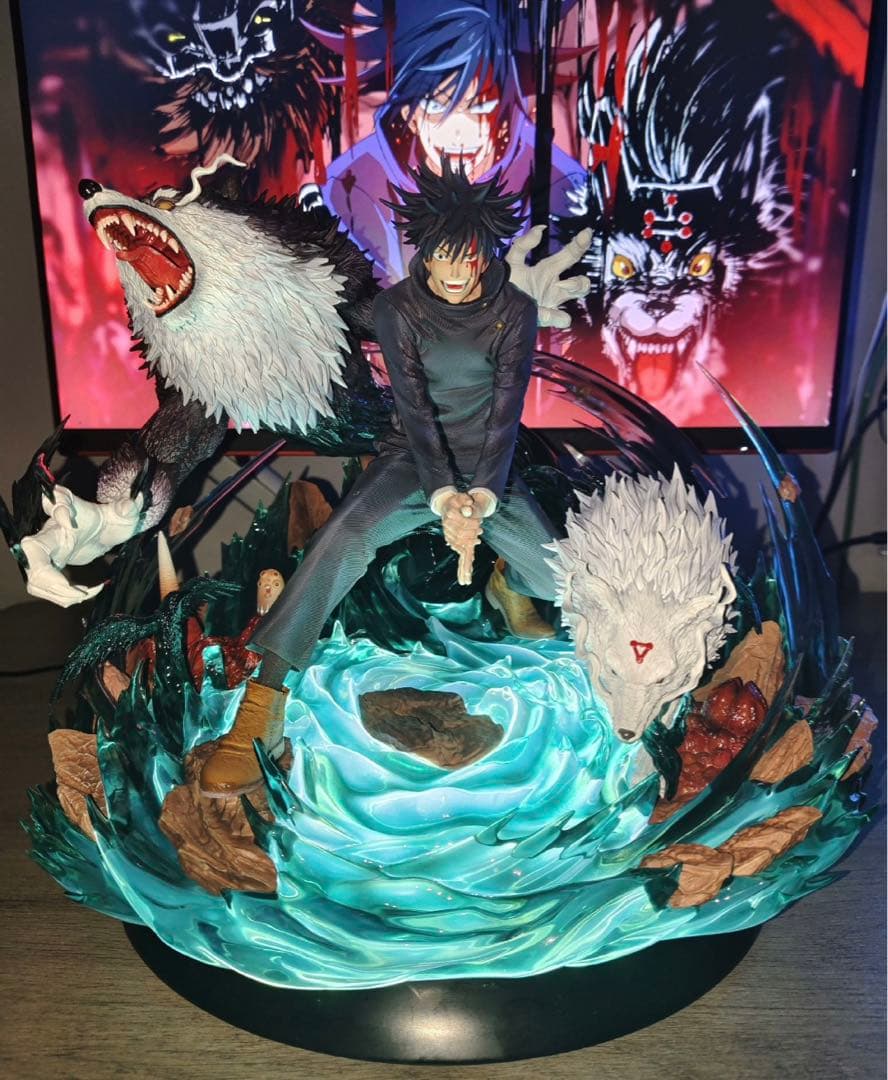 呪術廻戦 伏黒・恵 デヴァイン犬 フィギュア ガレージキット