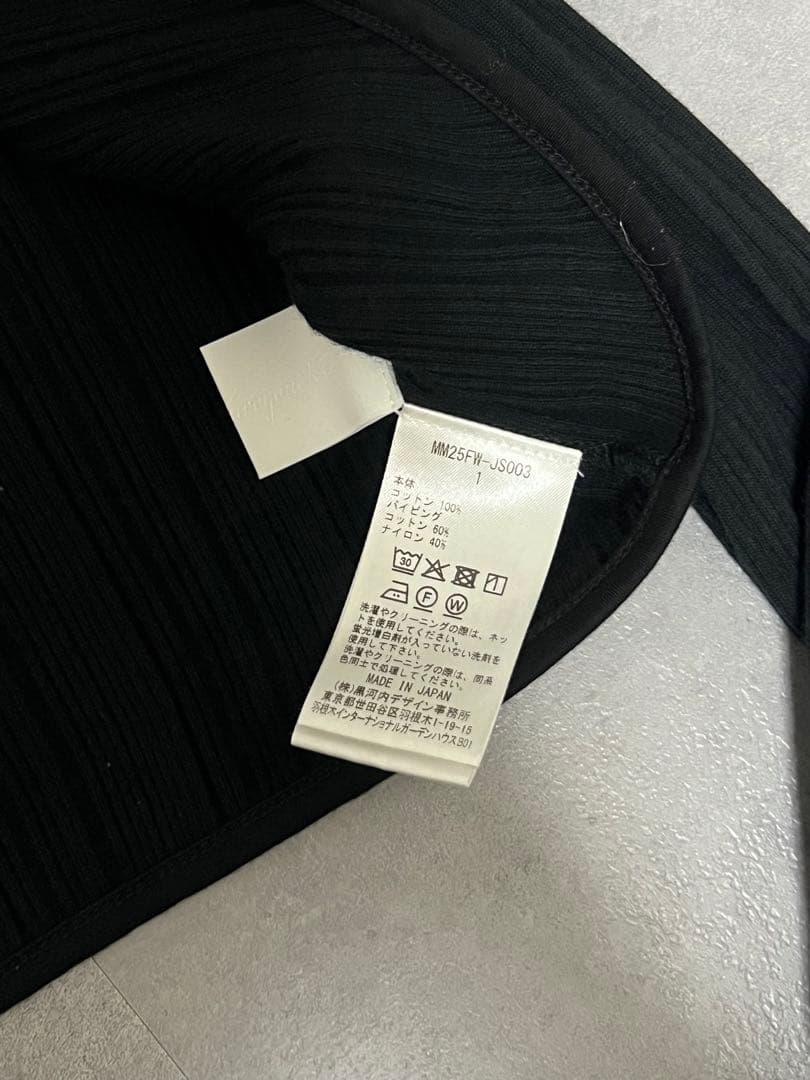 Mame Kurogouchi Cotton2wayDress ランダムリブ