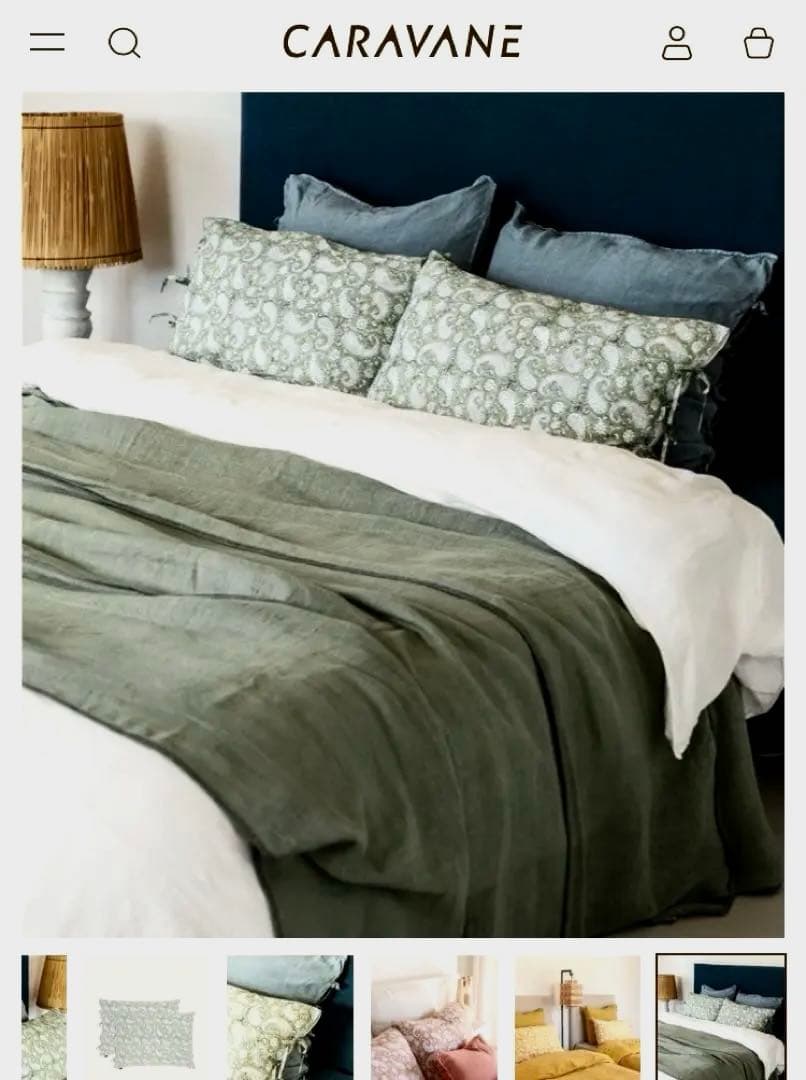 パリCARAVANE 購入　キャンドル　生地カバー付き　超レア品