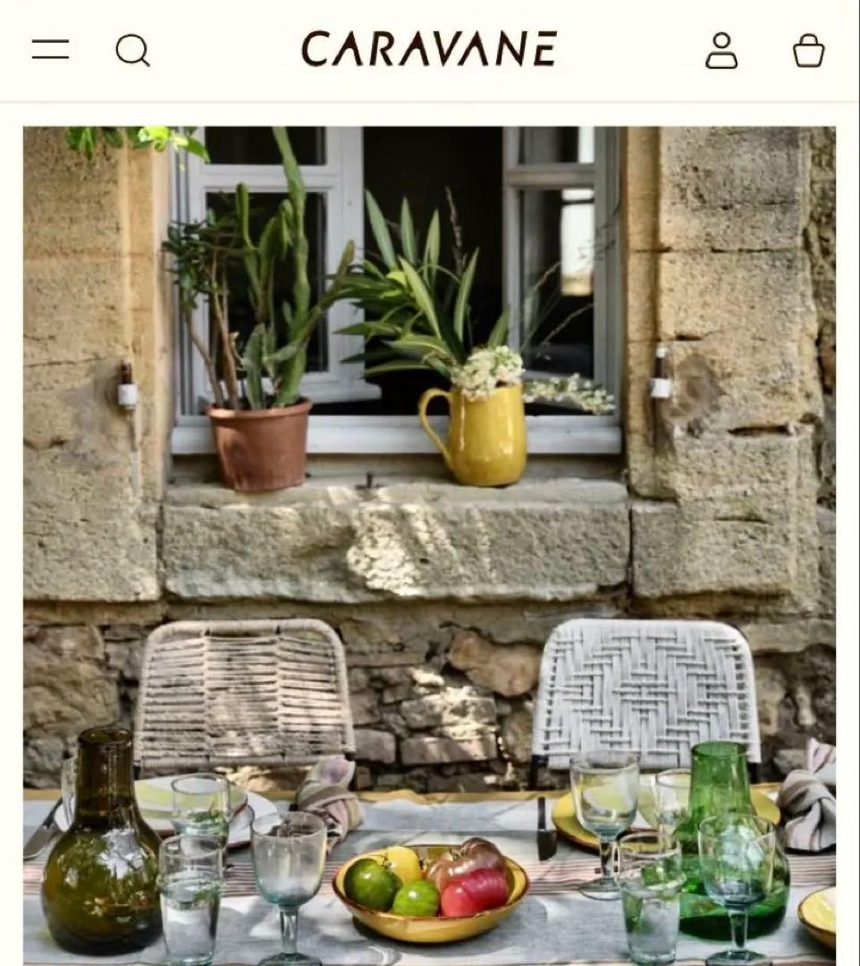 パリCARAVANE 購入　キャンドル　生地カバー付き　超レア品