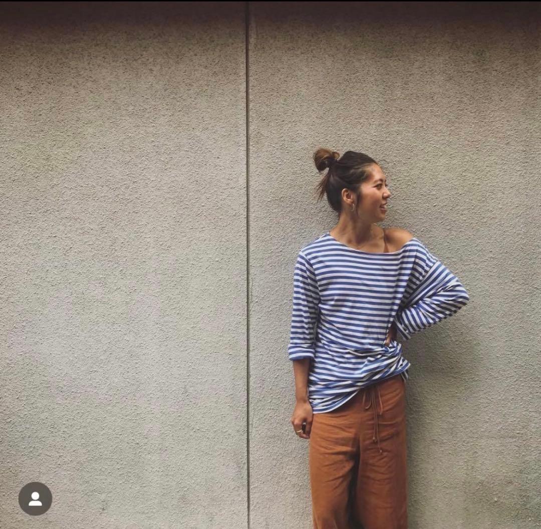 67nowos ボーダー　カットソー　長袖　nowos 完売品　人気アイテム