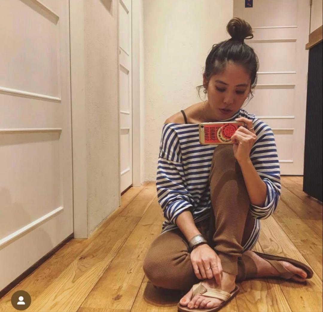 67nowos ボーダー　カットソー　長袖　nowos 完売品　人気アイテム