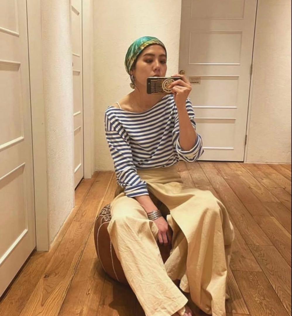 67nowos ボーダー　カットソー　長袖　nowos 完売品　人気アイテム