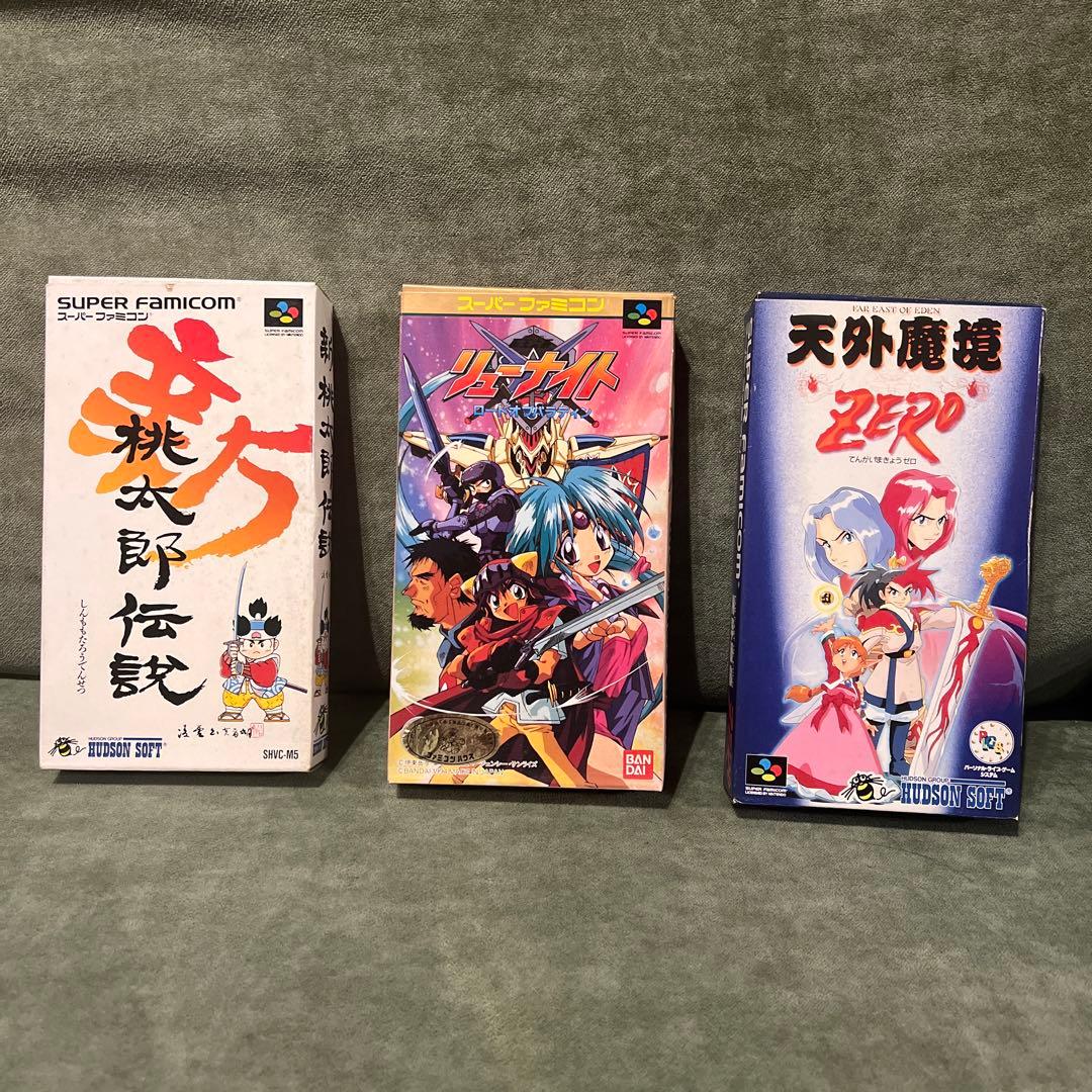スーパーファミコンソフト　3本セット