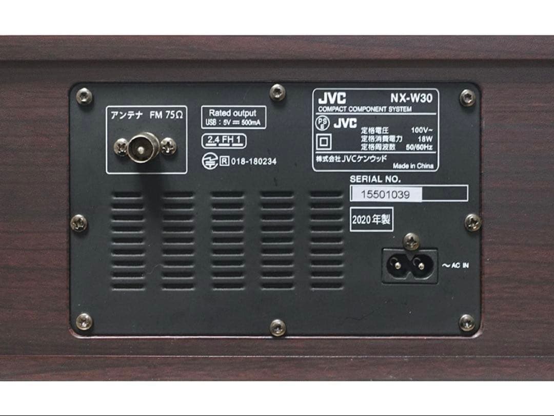 JVC ケンウッド コンパクトコンポ NX-W30