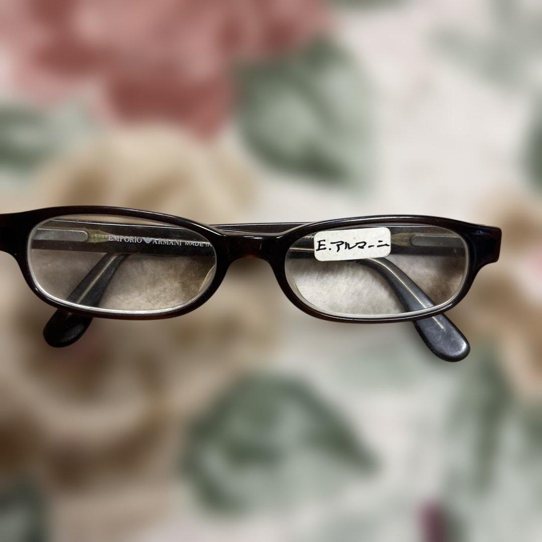 EMPORIO ARMANI 遠視用メガネ ブラウン
