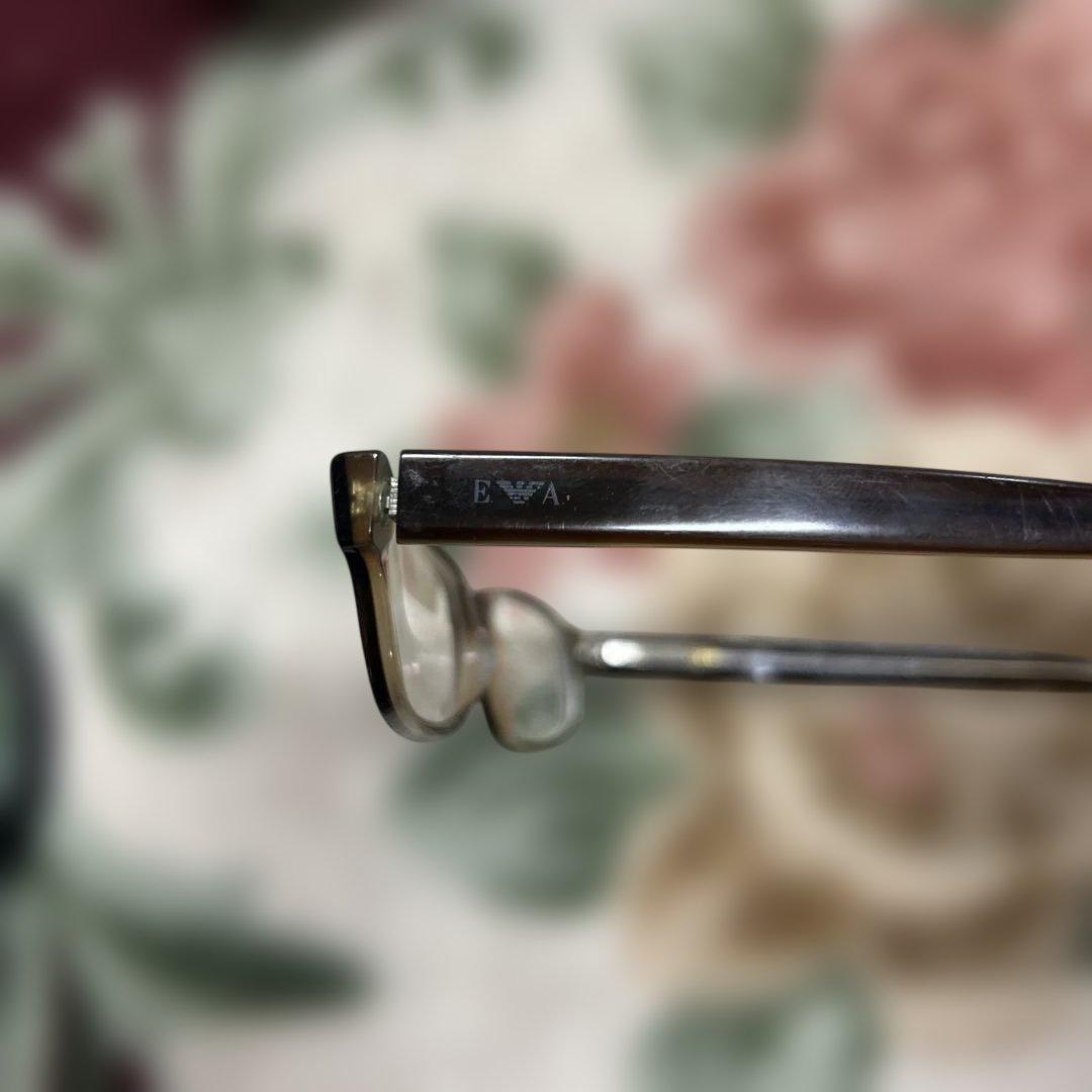 EMPORIO ARMANI 遠視用メガネ ブラウン