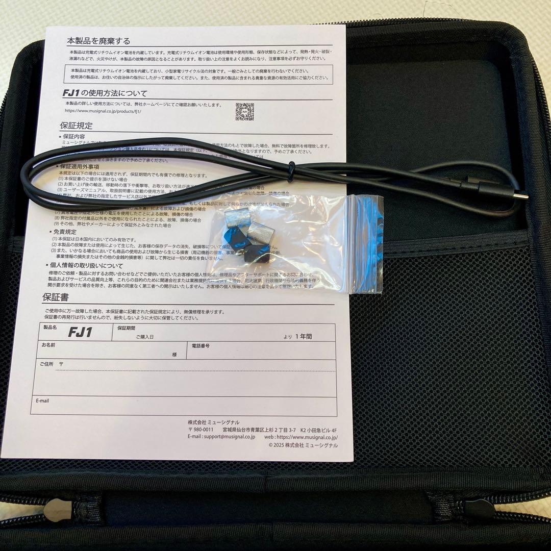 【新品同様】FJ1 シルバー ポータブルDJシステム