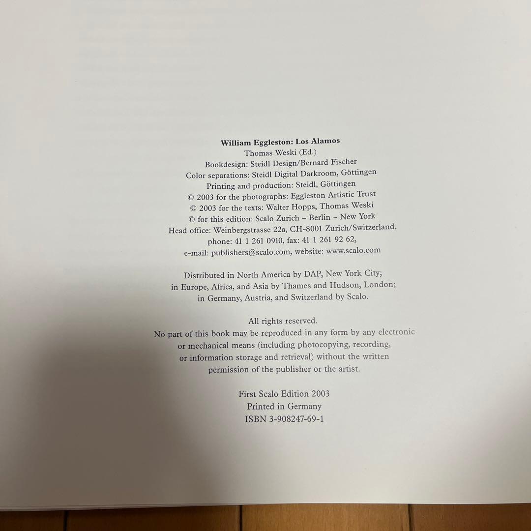 洋書 William Eggleston Los Alamos