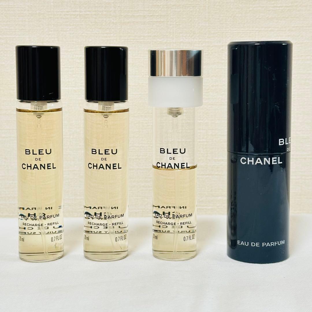 シャネル ブルードゥシャネル　トラベルスプレー　20ml 本体＋レフィルセット