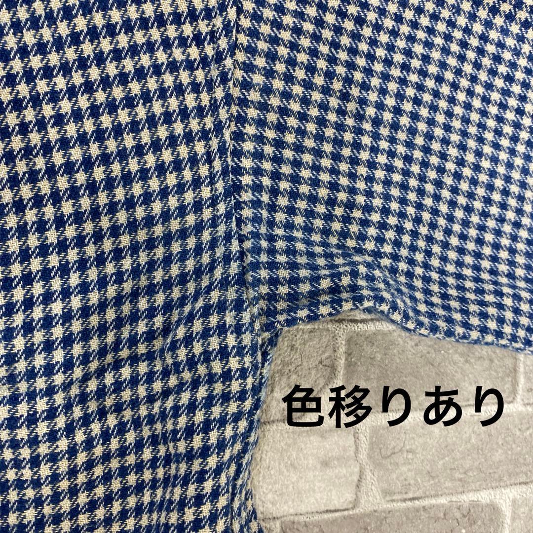 N875♪ 45R ギンガムチェックコットンワンピース