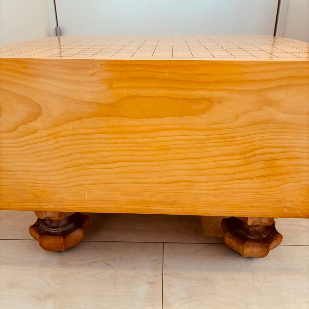 【ももこ】本榧　囲碁盤　6寸8分　6.8寸　天地柾目　前田榧碁盤店