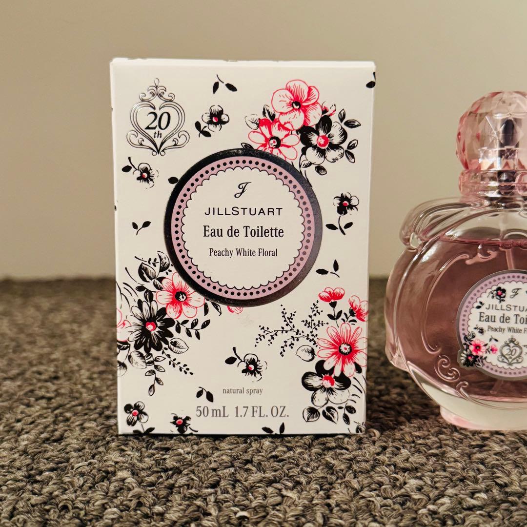 【ほぼ未使用】ジルスチュアート ピーチーホワイトフローラル 50ml