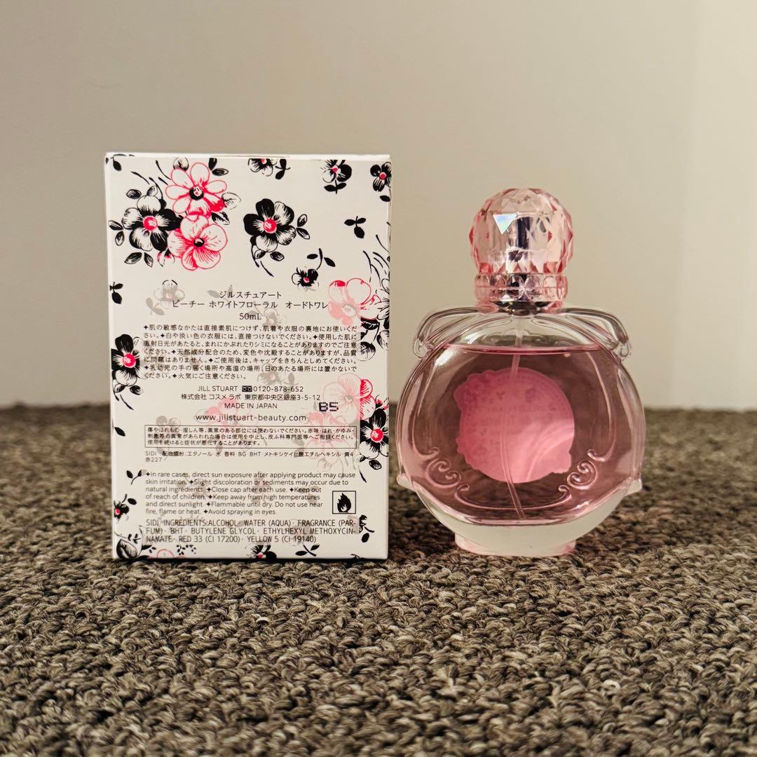 【ほぼ未使用】ジルスチュアート ピーチーホワイトフローラル 50ml