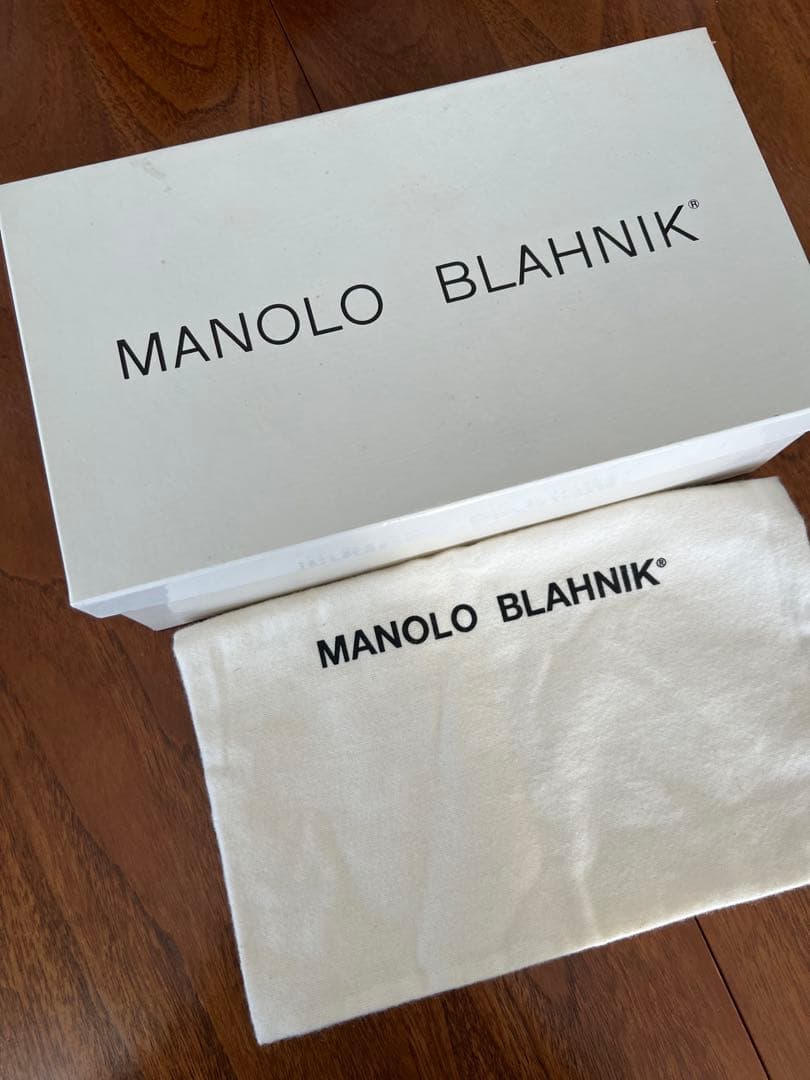 MANOLO BLAHNIK ブラックミュール　35