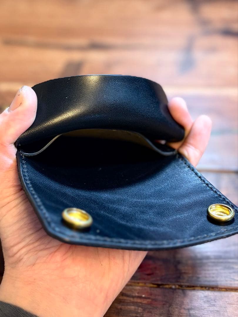 【ちあるさん】ミニトラッカーウォレット ホースバット リザード