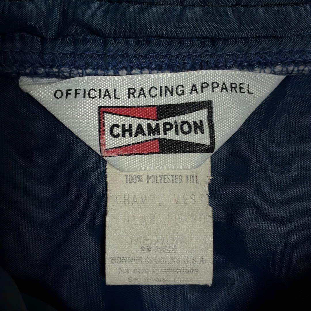 70s USA製 champion レーシング ベスト チャンピオン プラグ