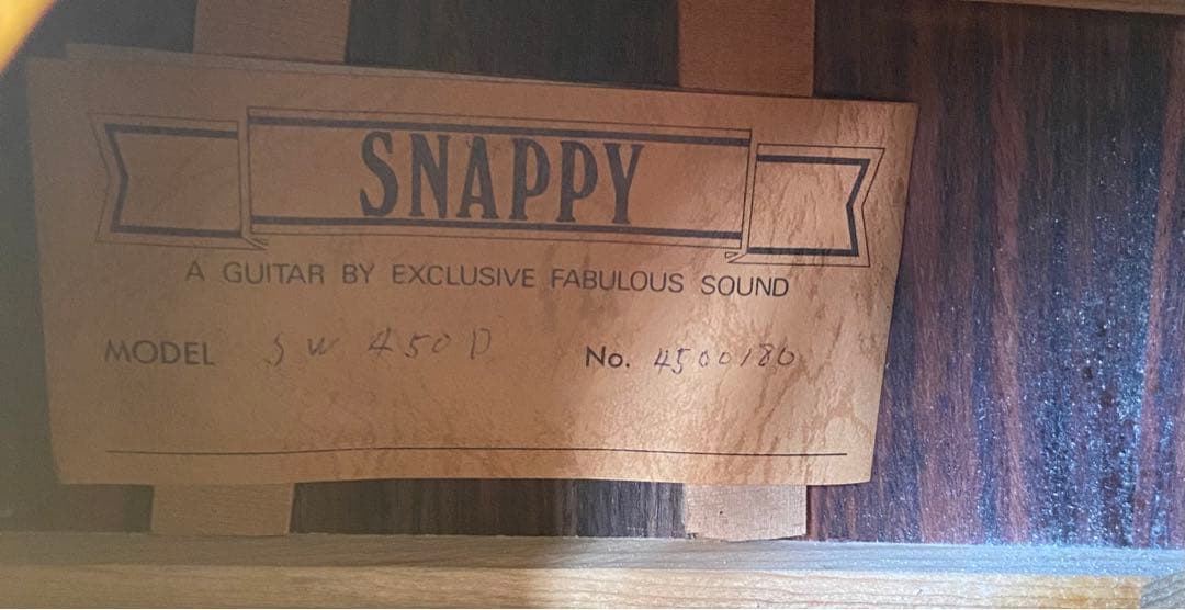 SNAPPY アコースティックギター　スナッピー　450D TOKAI