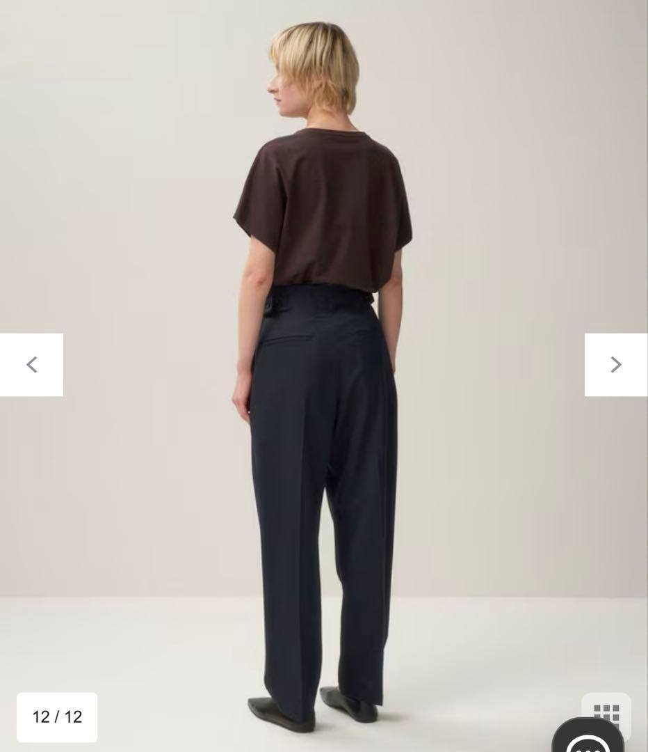 【定番/新品/14,300円】ATONキャップスリーブプルオーバー バーガンディ