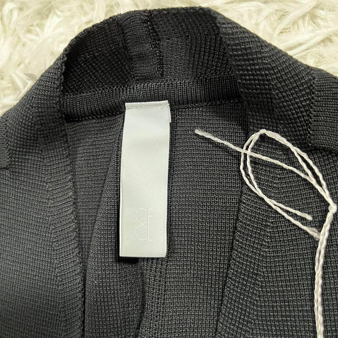 試着のみ✨CFCL ミラン カラーレス　ロングベスト　ジレ　伸縮性あり　ブラック