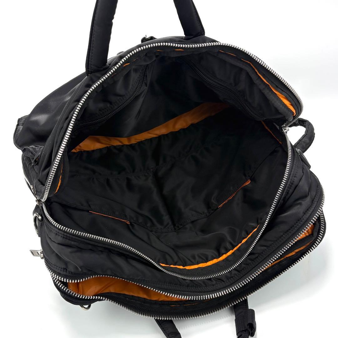 ポーター　3way　ビジネスバッグ　リュック　ショルダー　タンカー　ナイロン　黒