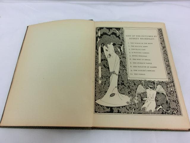 オスカー・ワイルド著『サロメ』オーブリー・ビアズリー画　1894年英語初版本