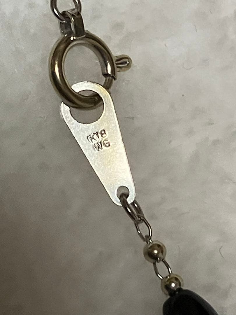 特別値下げ‼️Dis Moi ブラックシリカ　約60㌢　k18 WG