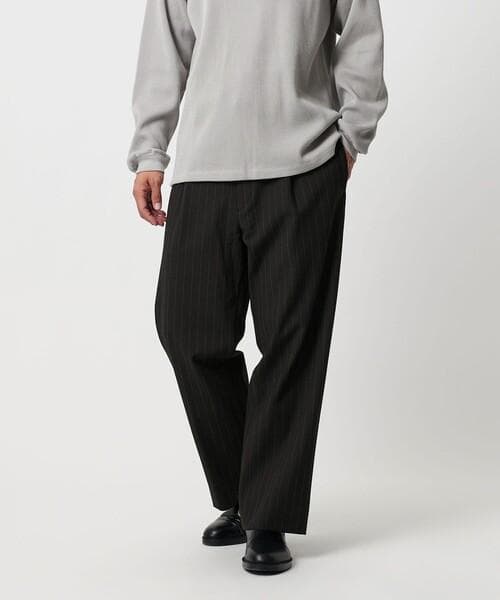 BEAUTY&YOUTH ダブル TR 1プリーツ イージーパンツ NO.7 L